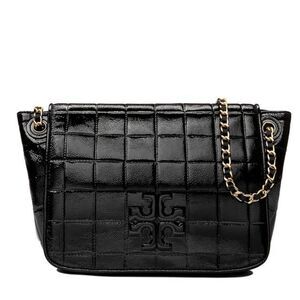 Tory Burch Marion Quilted Patent Leather Purse MSRP $495